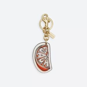 Coach Orange Slice Bag Charm /Key Holder